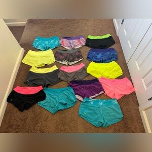 Under Armour Get Set Go Shorts Run HUGE LOT OF 14 RARE HTF DISCONTINUED M